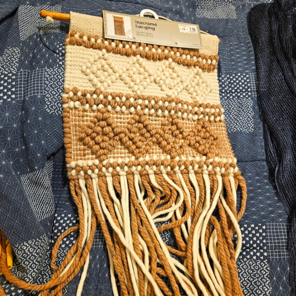 Macrame hanging decor